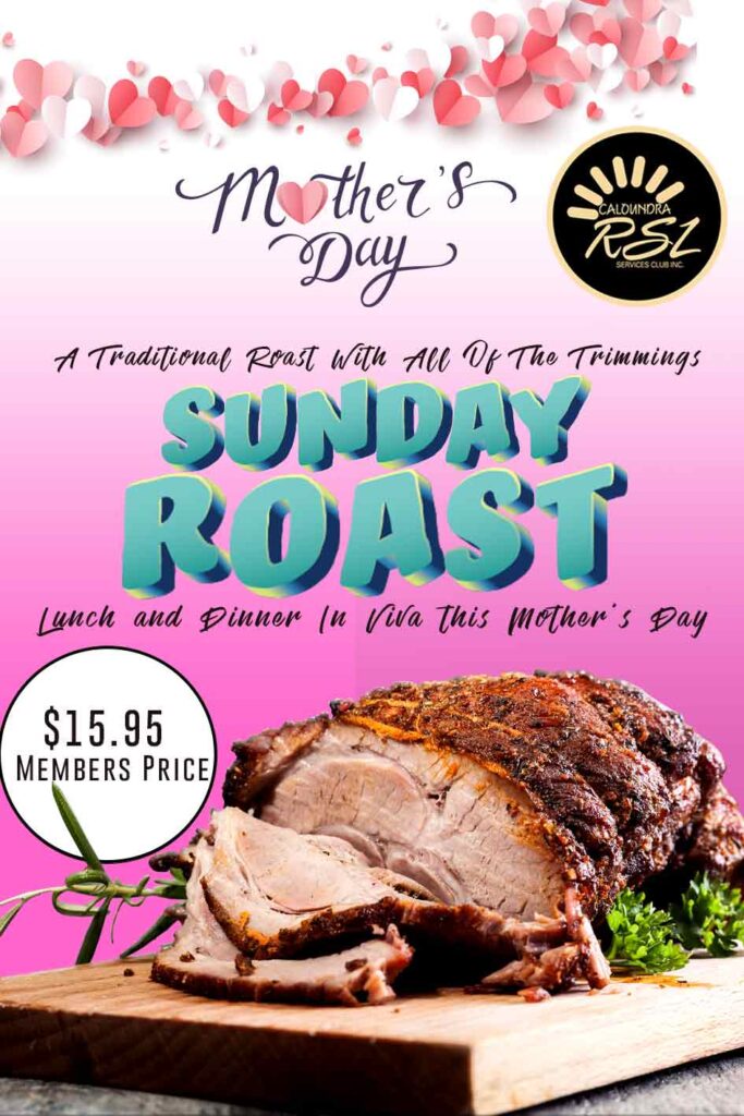 2022 sunday roast mothers day special
